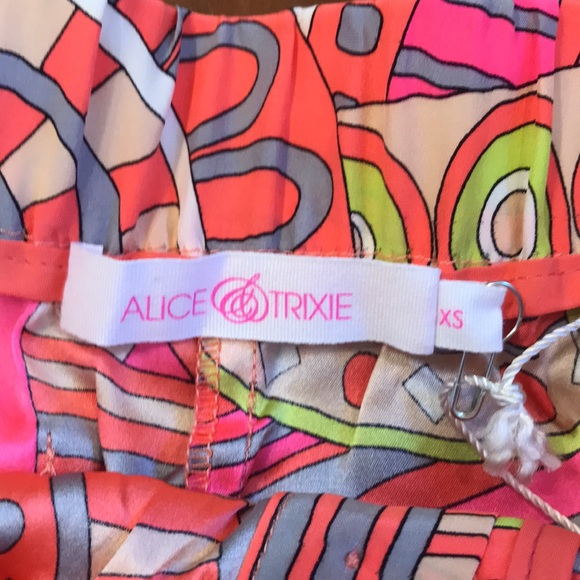 Alice and Trixie  silk shorts NWT size xs - Picture 5 of 6